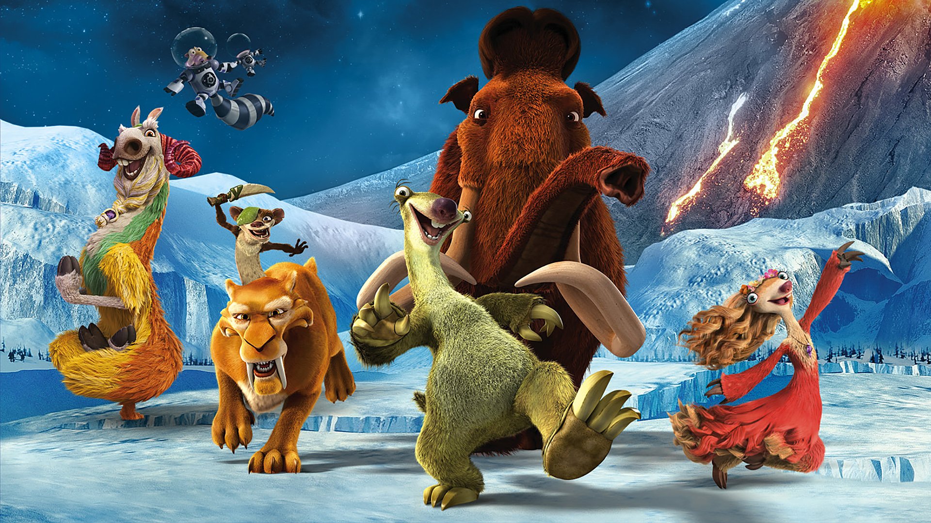 Ледниковый период герои мультфильма имена с фото