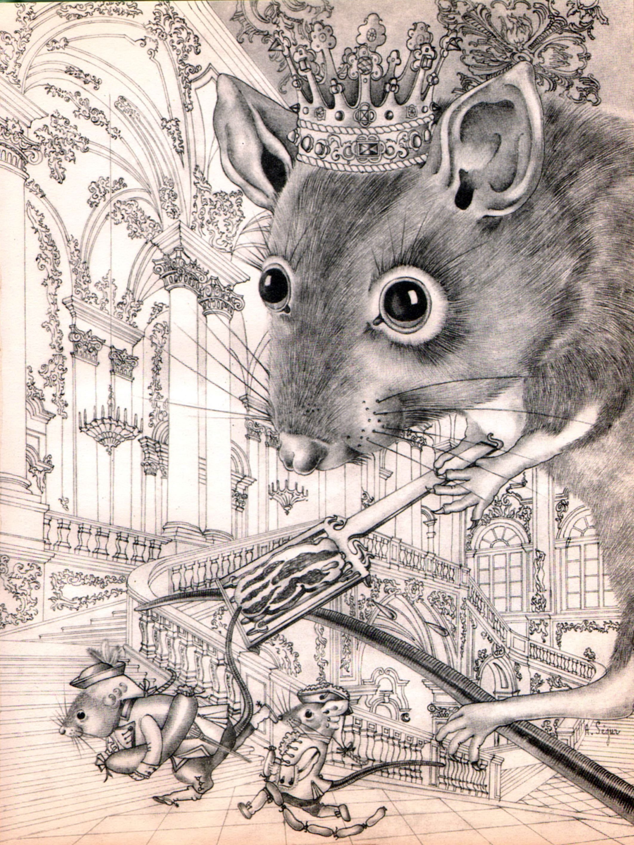 Картинки крысиного короля. Крыса Мышильда Гофман. Щелкунчик и мышиный Король. Мышиная Королева Мышильда.