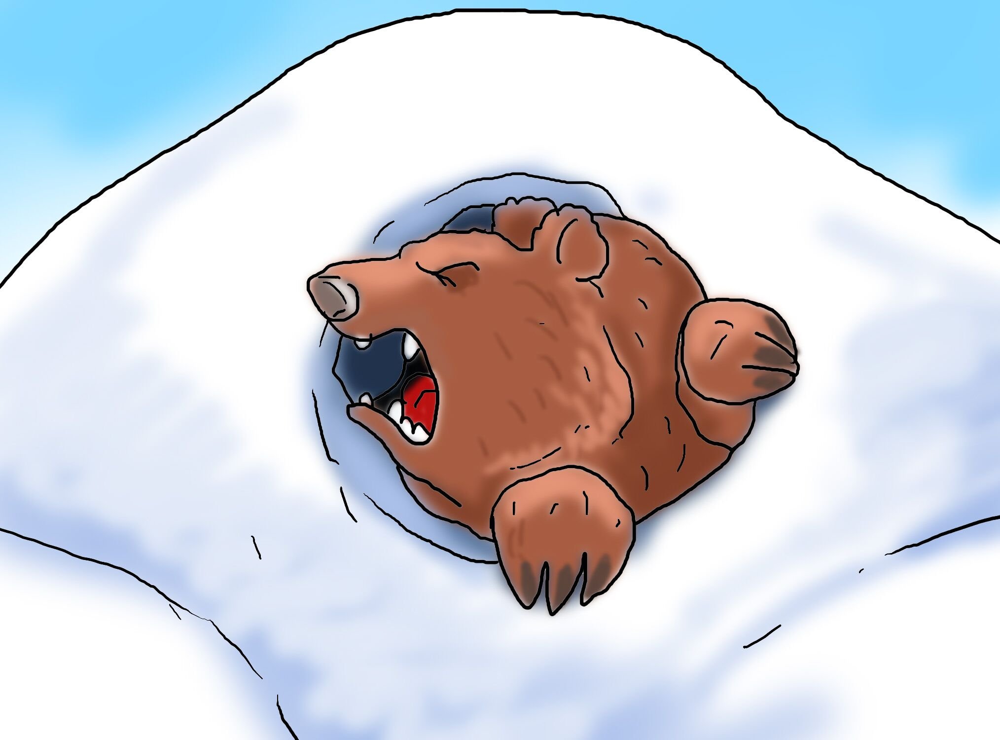 Медведь проснулся
