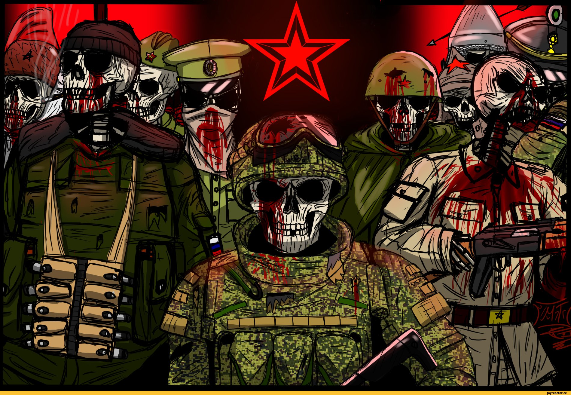 Русские солдаты зомби