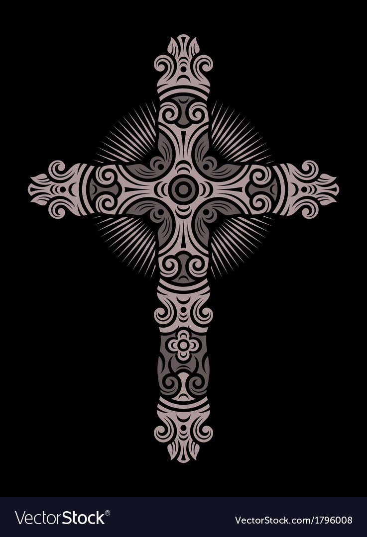 Крест узорный