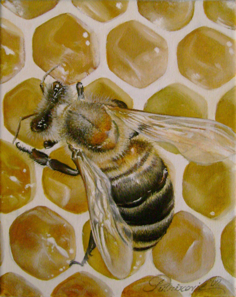 Пчелы мед арт
