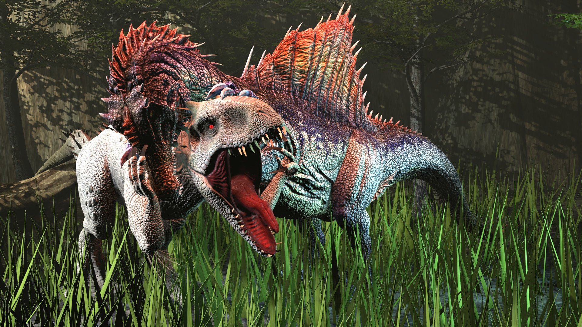 Спинозавр арт - 54 фото