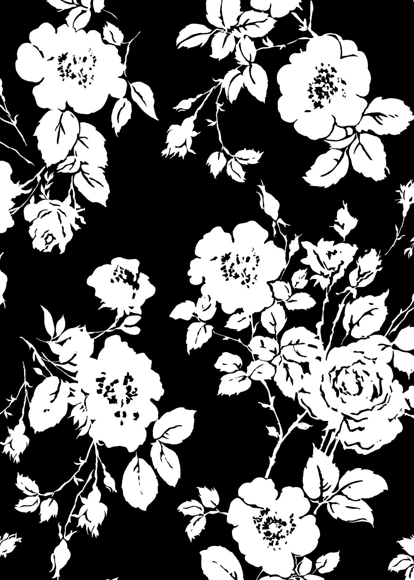 Рисунки на фон телефона. Орнамент на черном фоне. Узоры и цветы. Черно белые обои. Черно белые узоры.