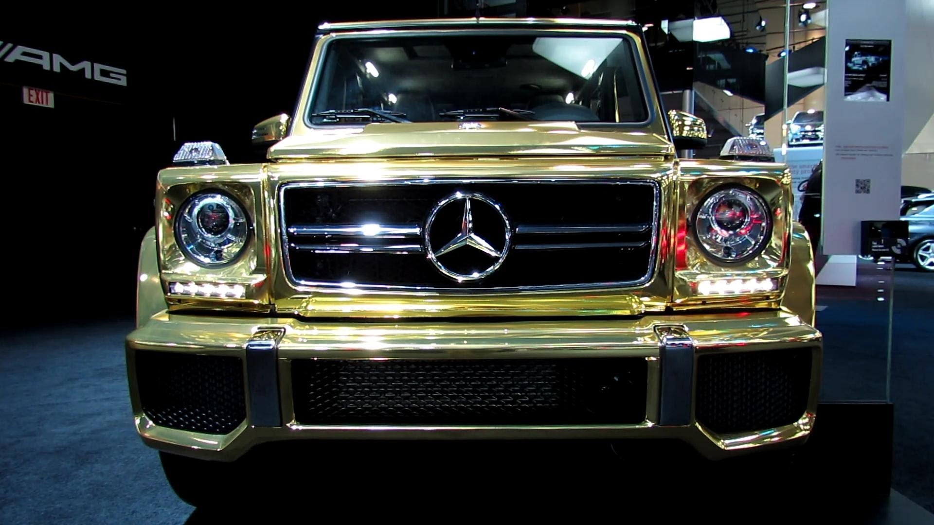 Золотой Mercedes-AMG g63