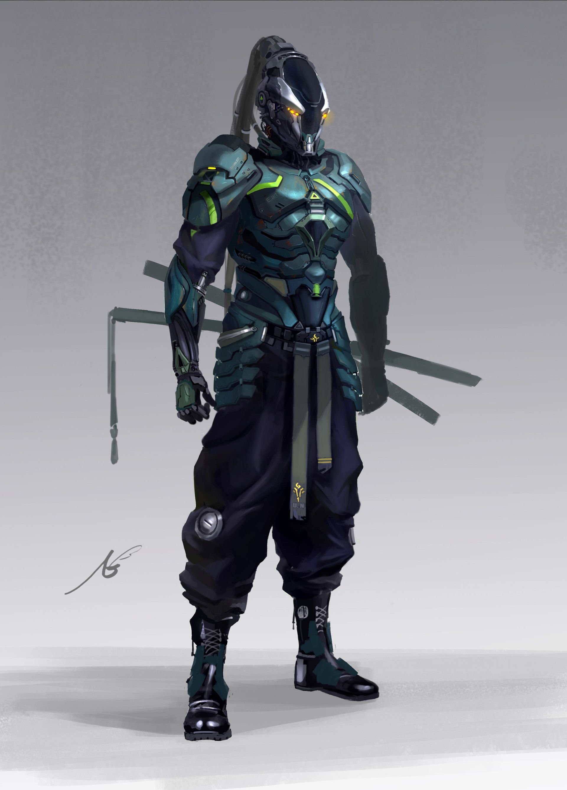 Cyberpunk armor art фото 118