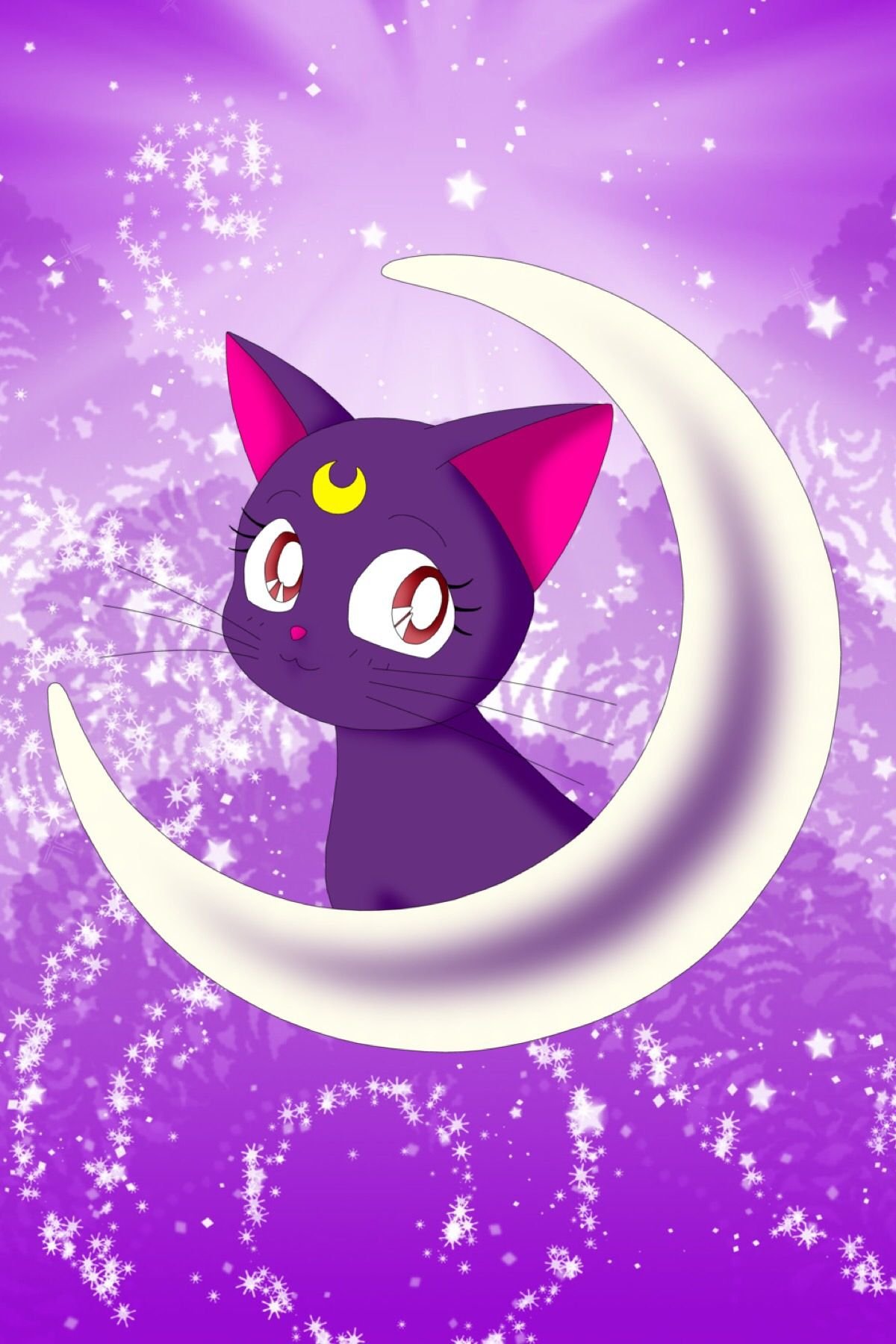 Кот муна. Сейлормун кошка Луна. Кошка Луна из Сейлор Мун. Кошка Луна из сейлормун.