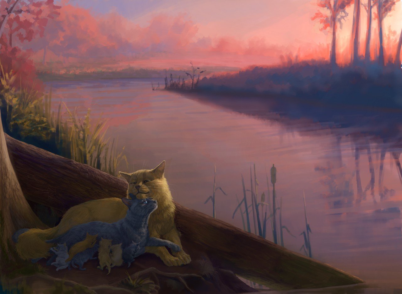 Коты Воители арт река