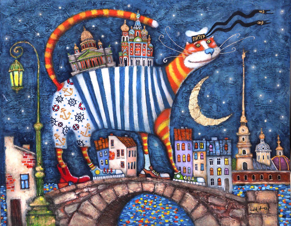 Петербургские коты Владимира Румянцева