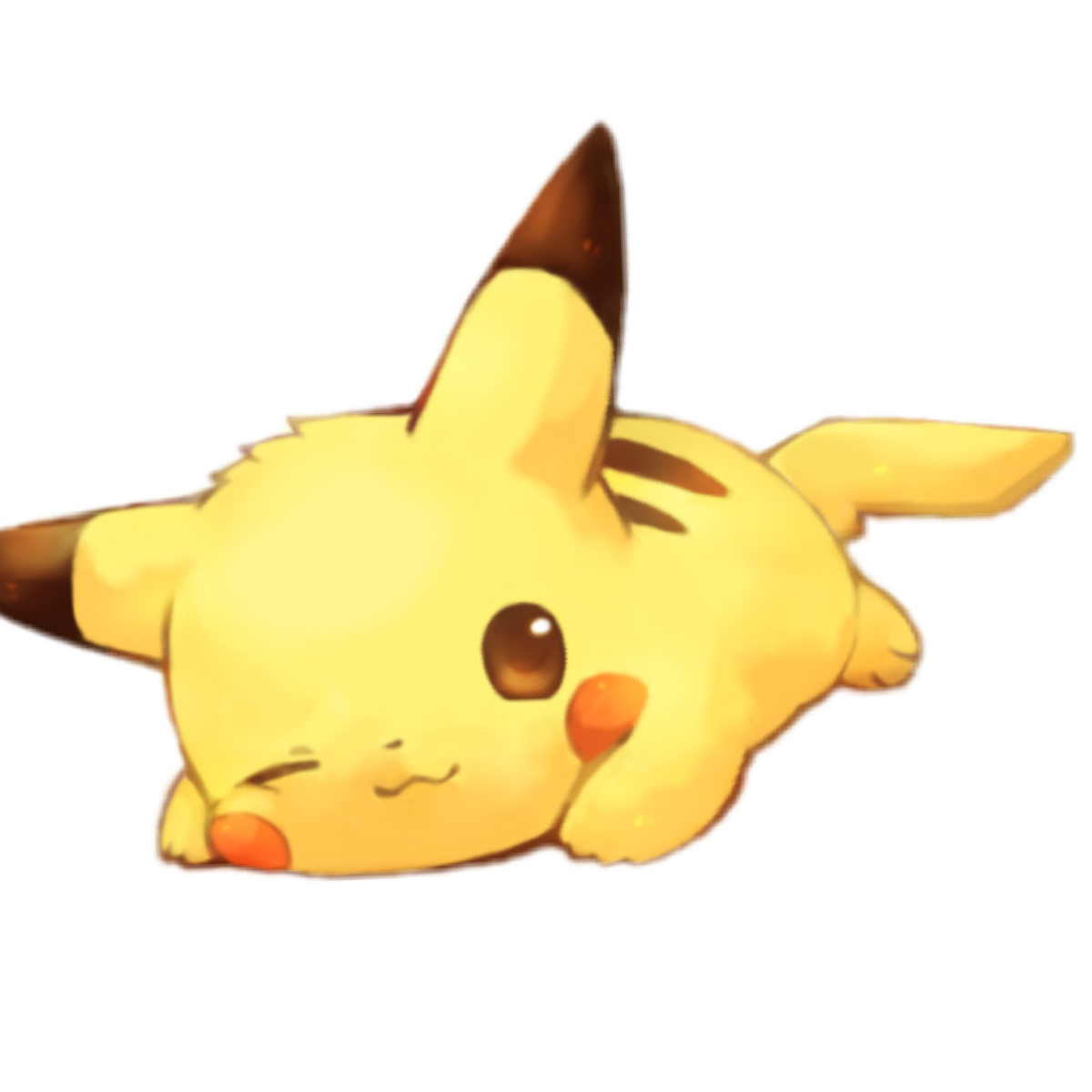 Кот покрашенный в Пикачу