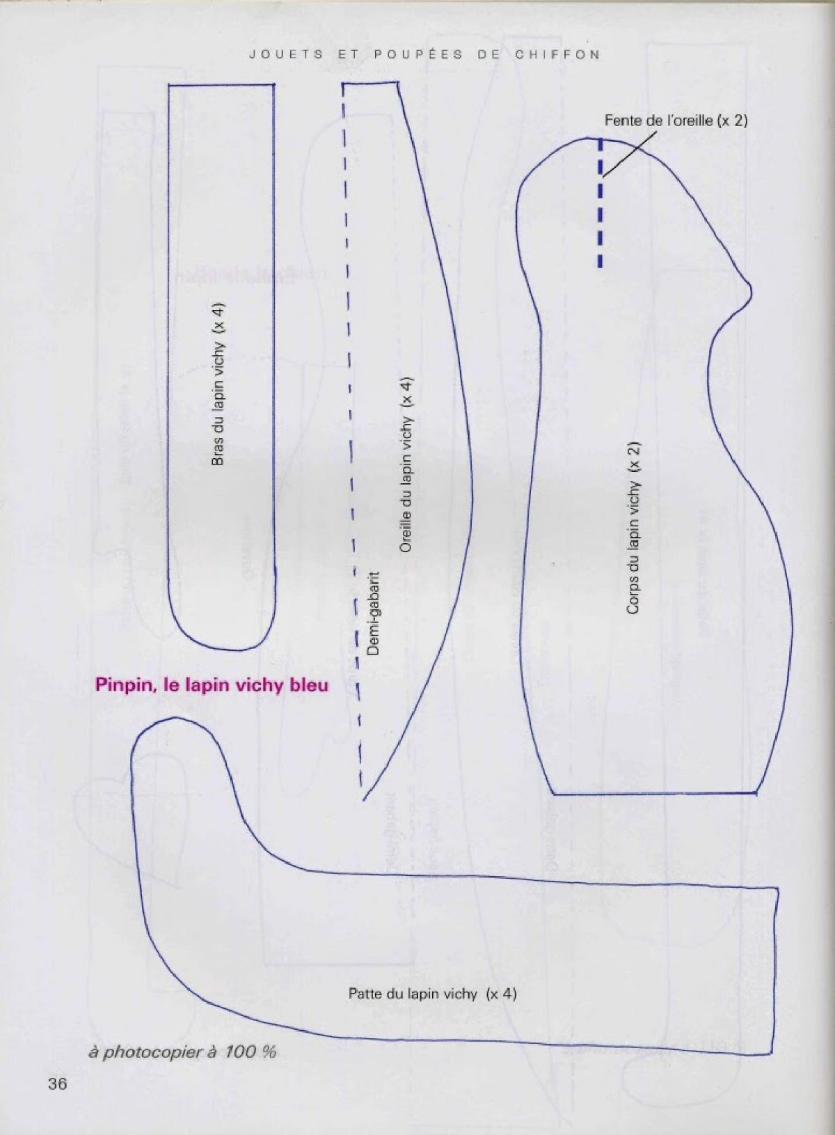 Выкройки игрушек Тильда заяц