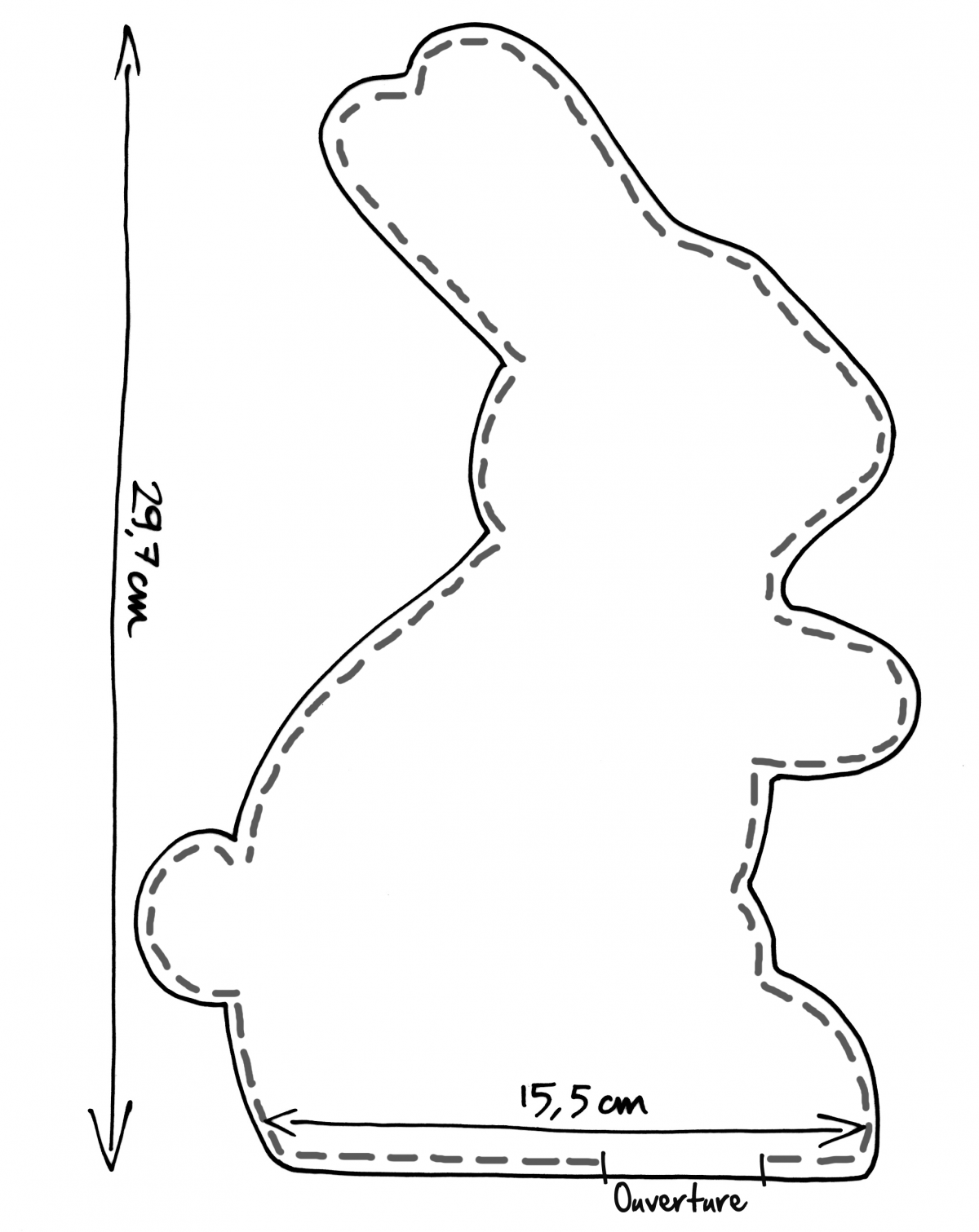 Заяц Тильда выкройка из ткани