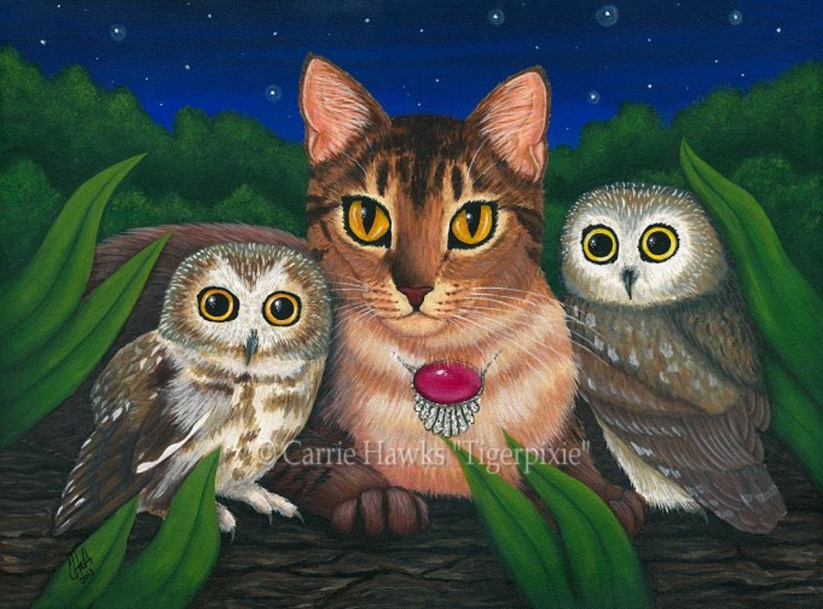 Котенок и Совенок