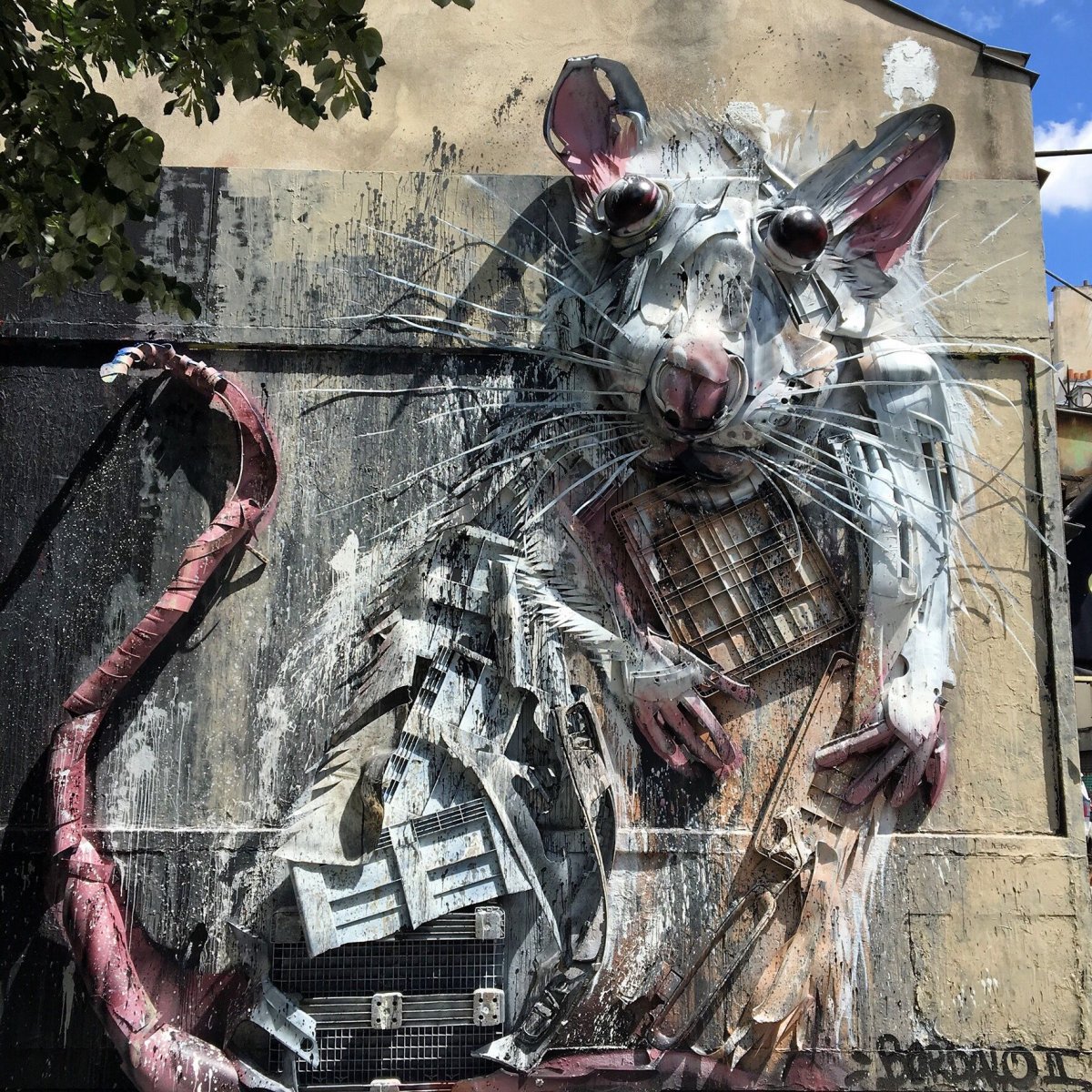 Крысы стрит арт