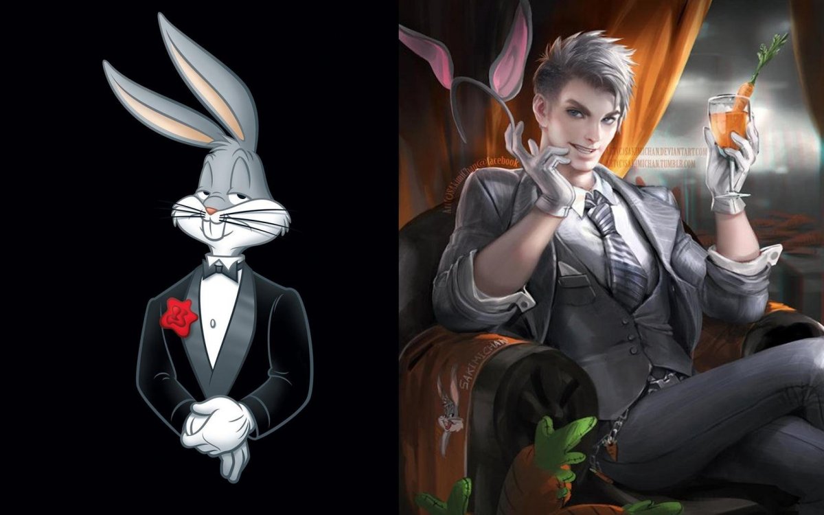 Кролик в костюмчике