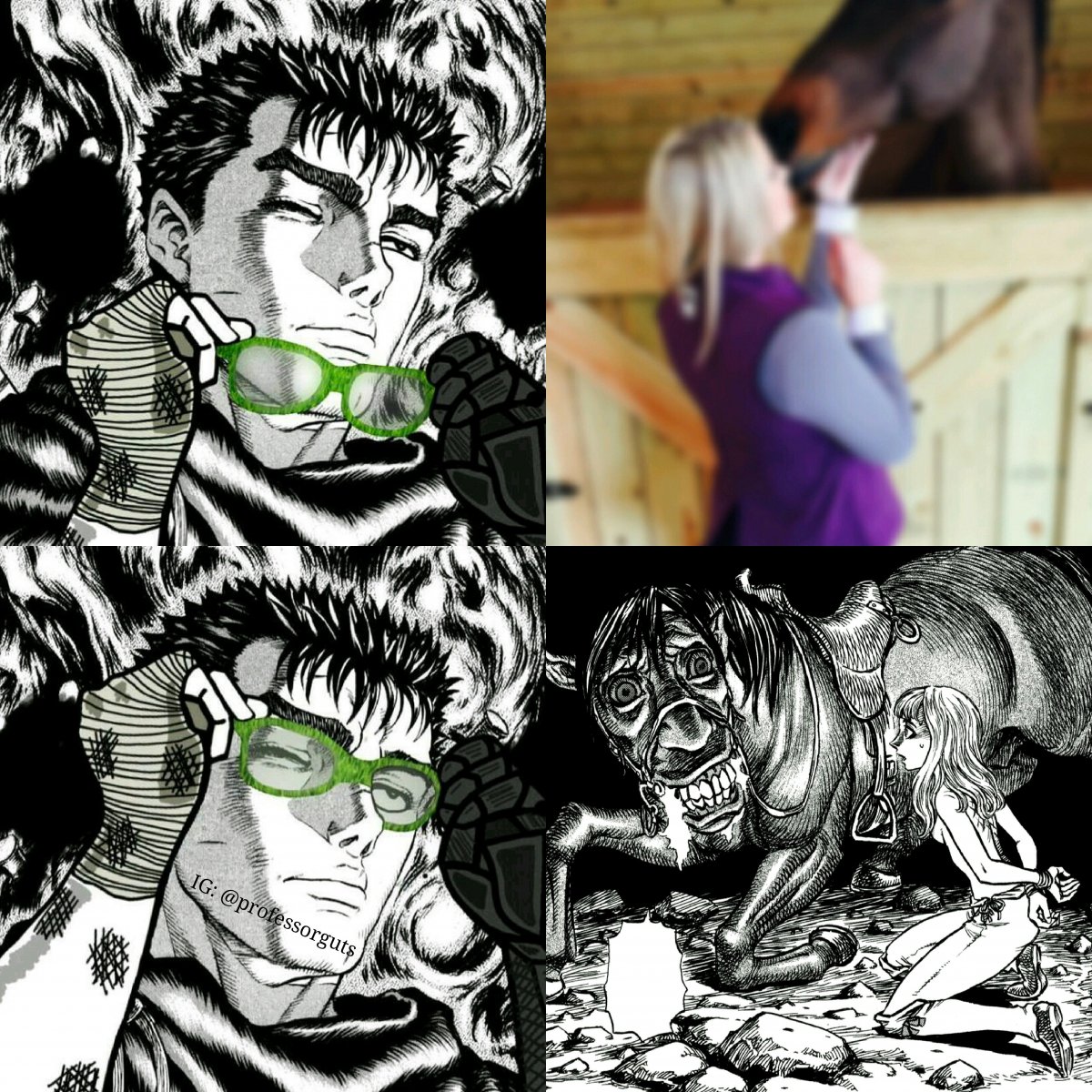 Демоническая лошадь Берсерк