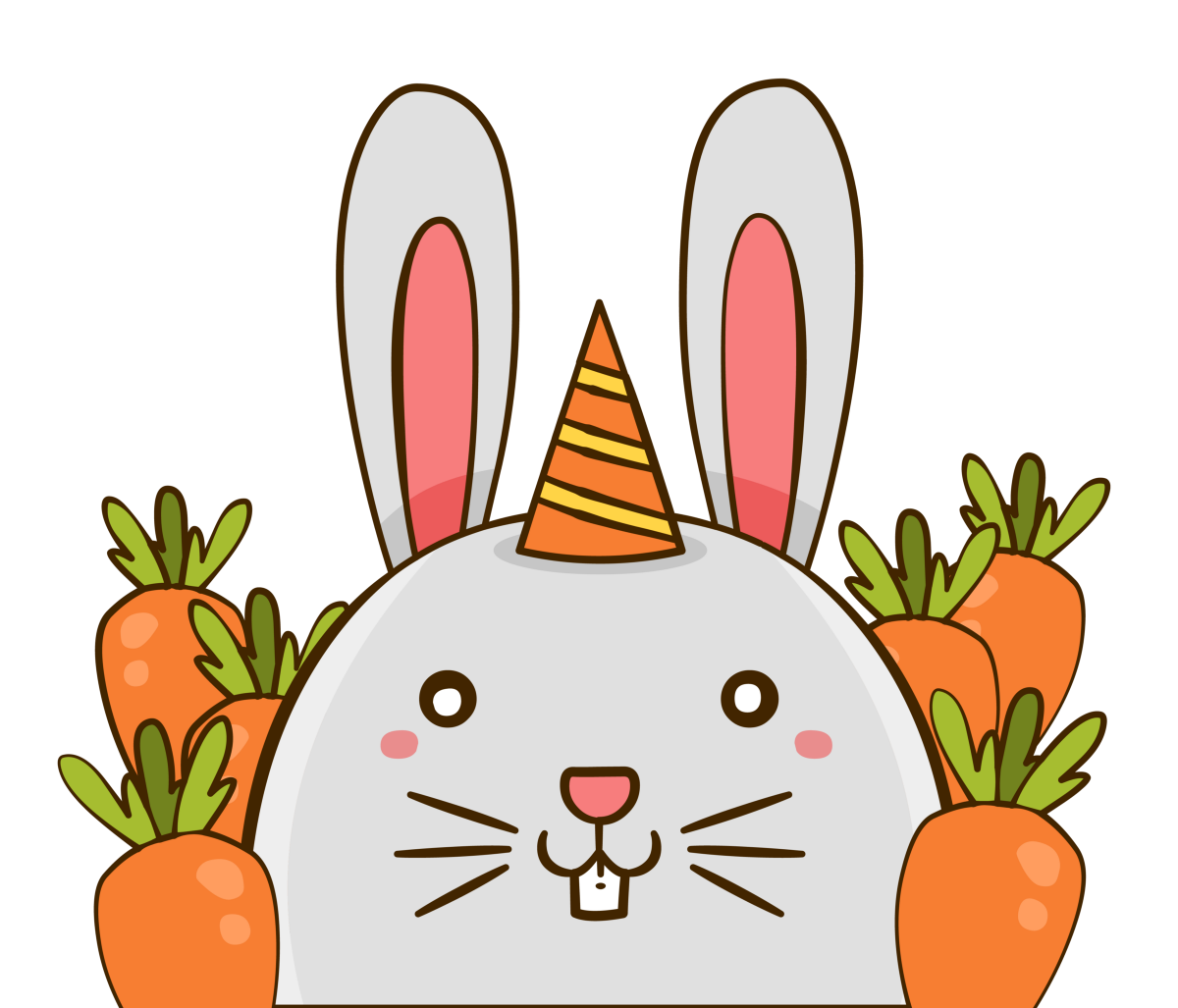 Кролик Питер с морковкой