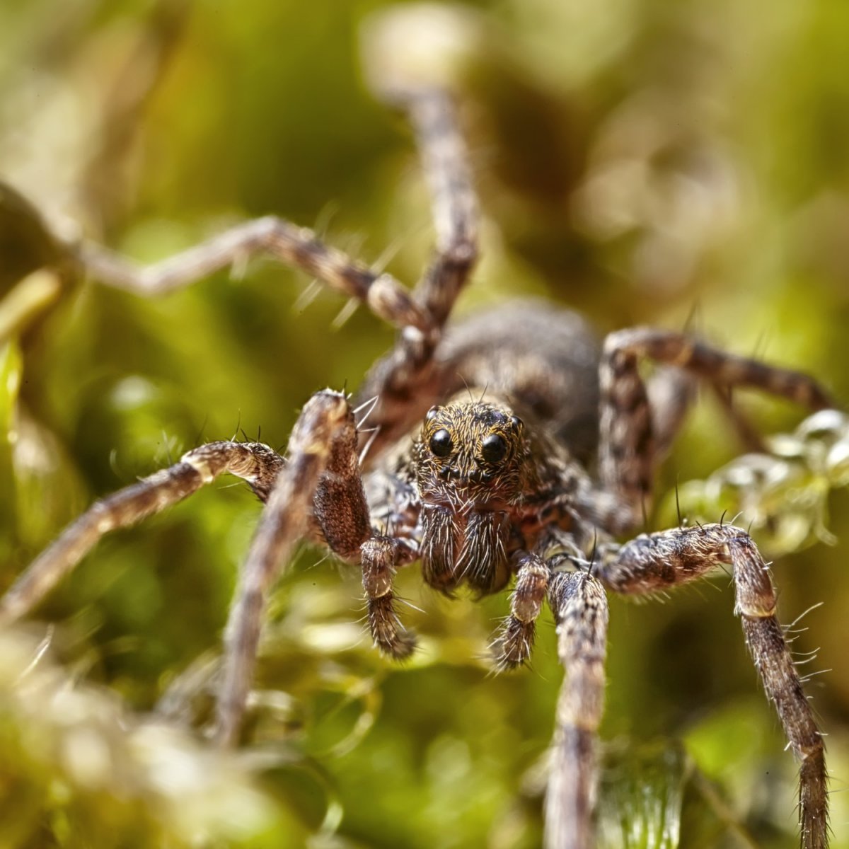 Паук крестовик паучата