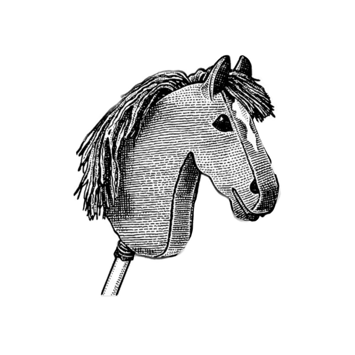 Игрушка лошадь на палке Хоббихорс