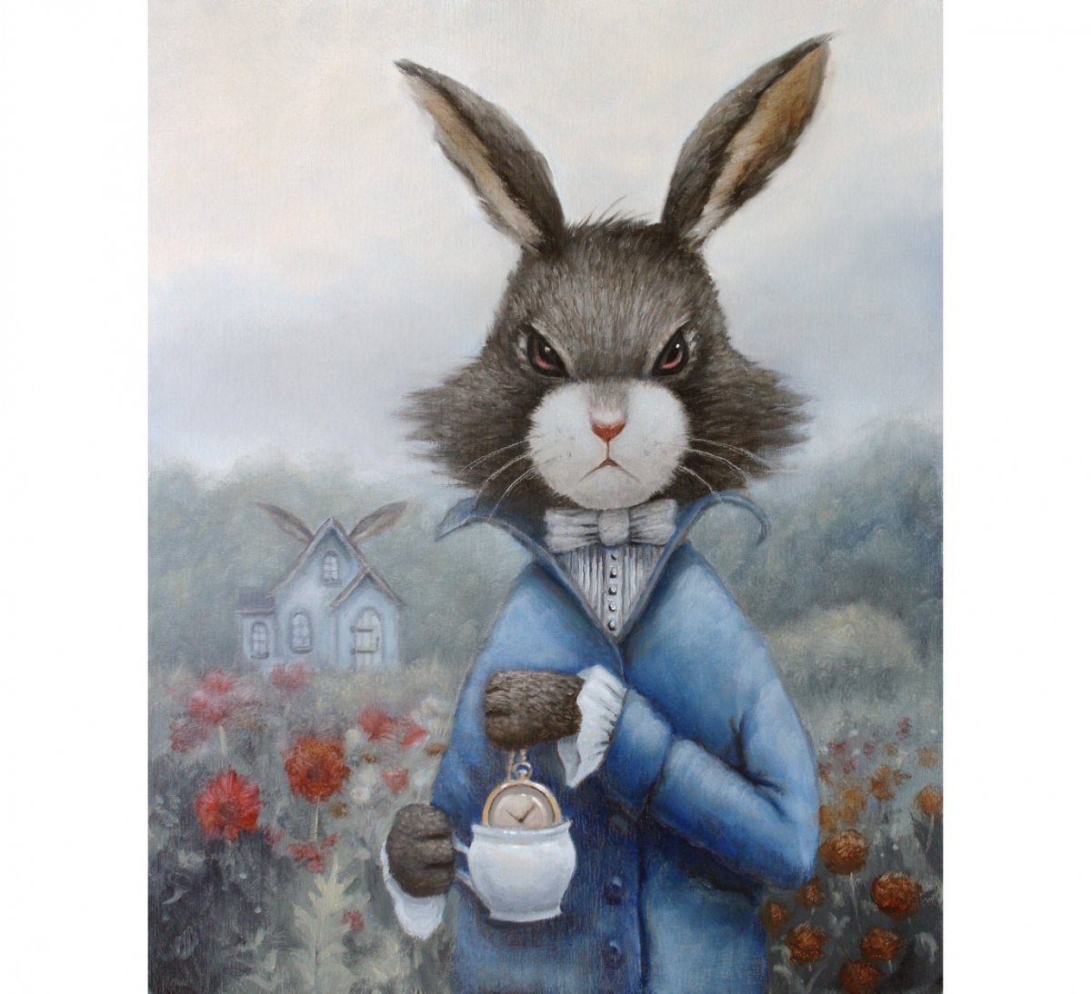 Кролик Постер в интерьере