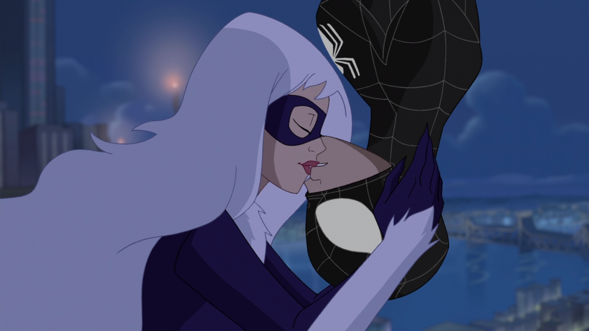 Чёрная кошка Spider man ps4 Art