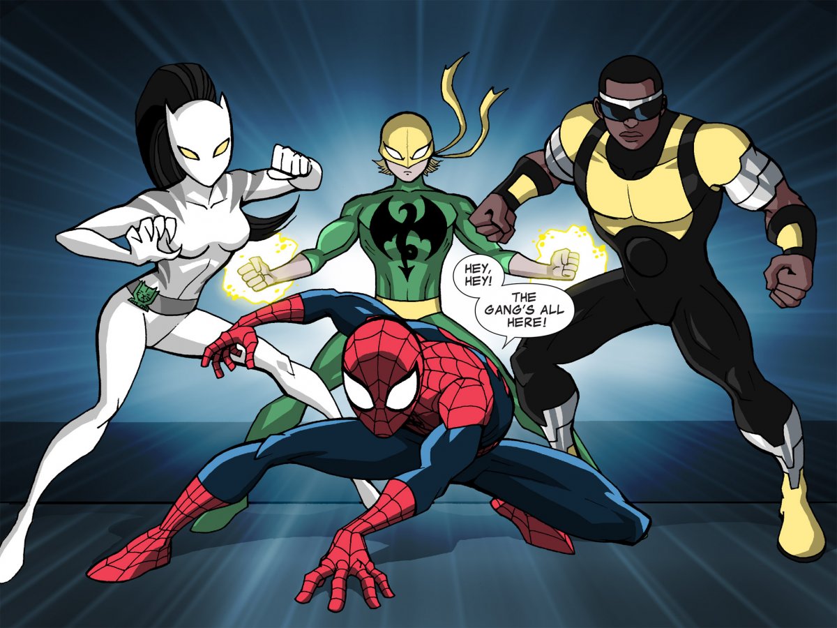 Мультсериал человек паук белая тигрица