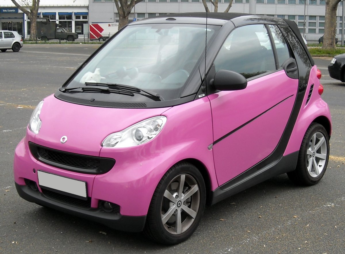 Smart Fortwo Cabrio розовый