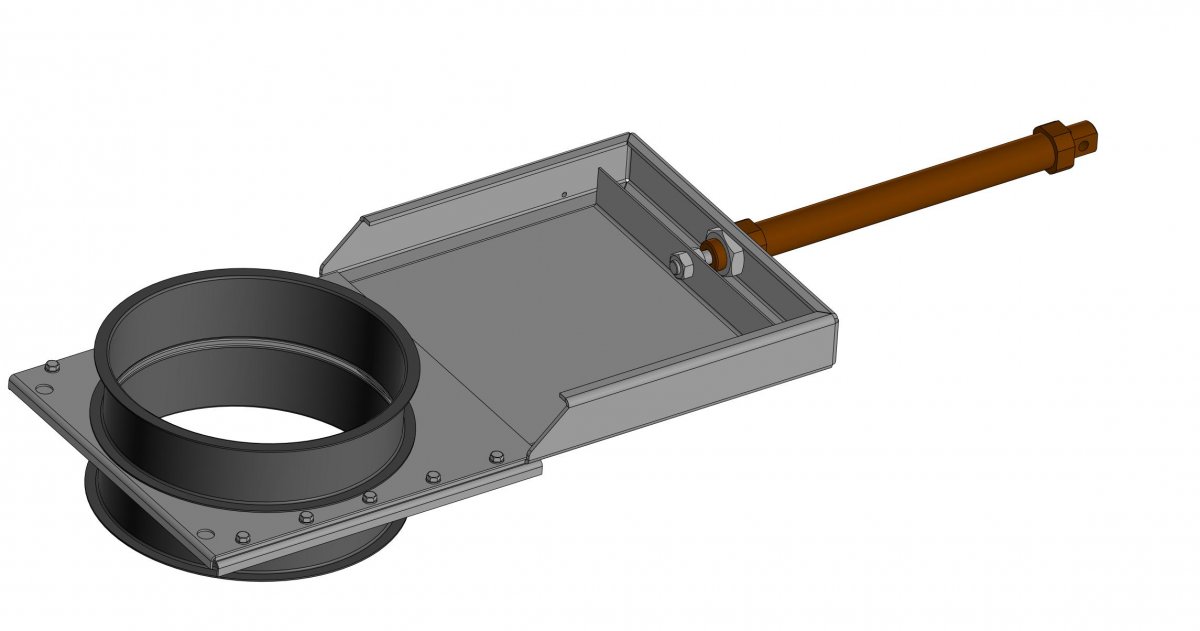 Шибер биокомплекс ПВХ