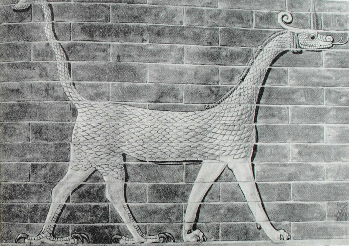 Ворота Иштар рельефы