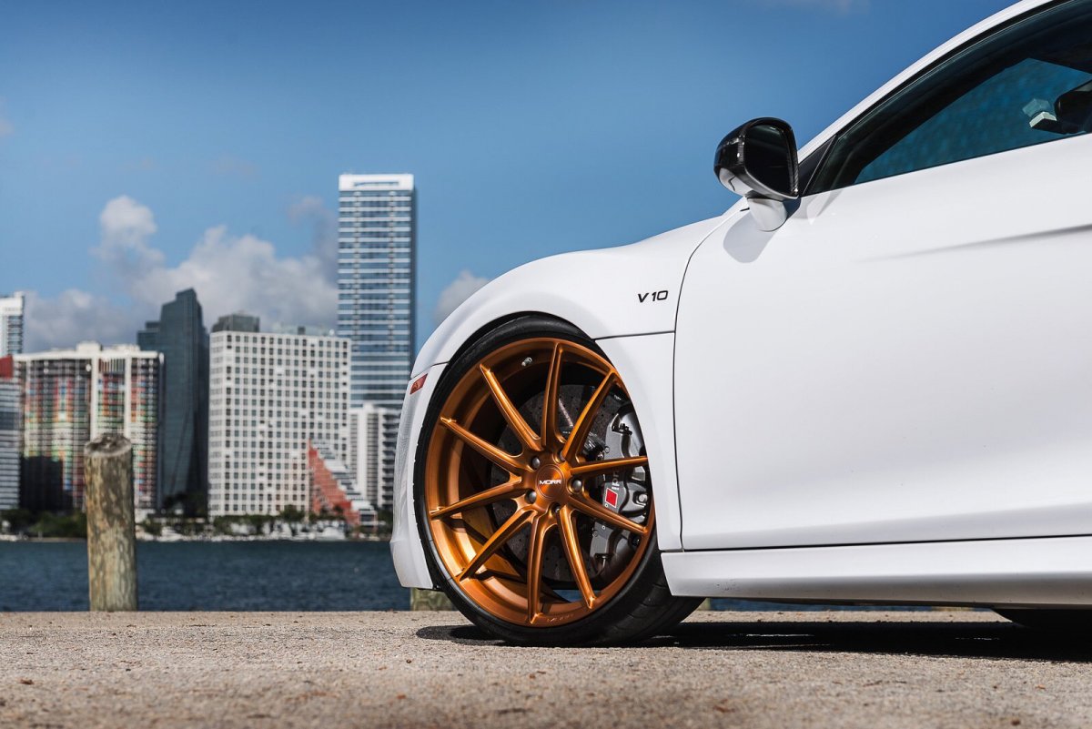 Honda Accord White Wheels