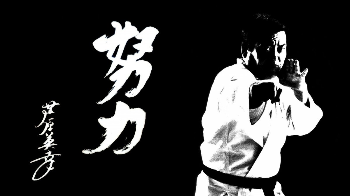 Япония каратэ Кекусин фон