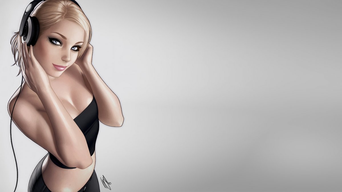 Девушка рисунок