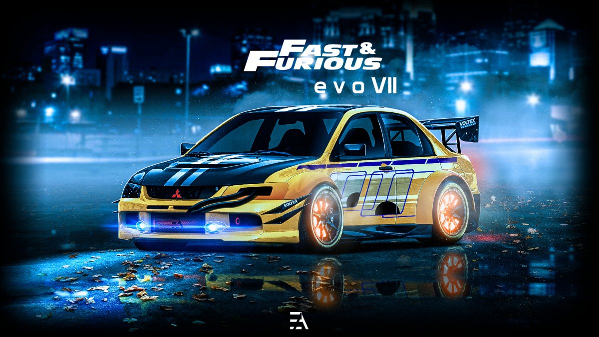 Mitsubishi Eclipse GSX Форсаж