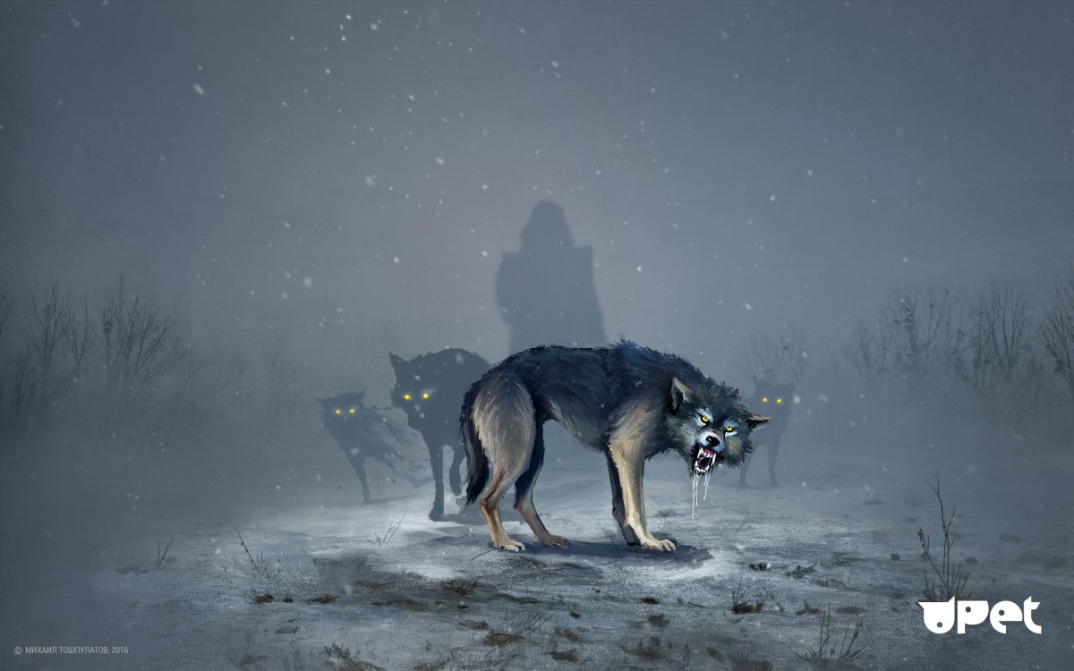 Волк из Маши и медведя крутит у Виска в немецкой