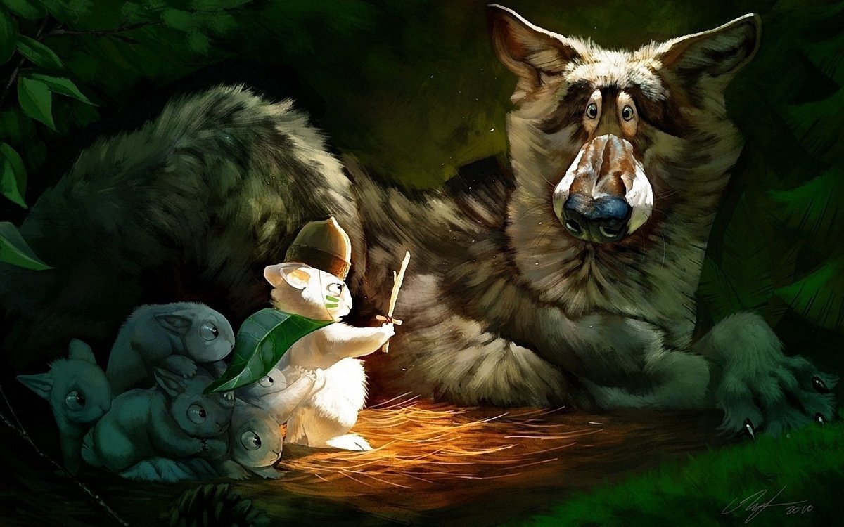 Сплат сказочные зверята