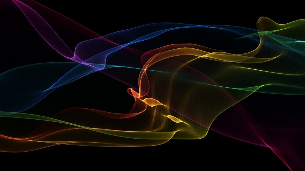 Черный фон абстракция