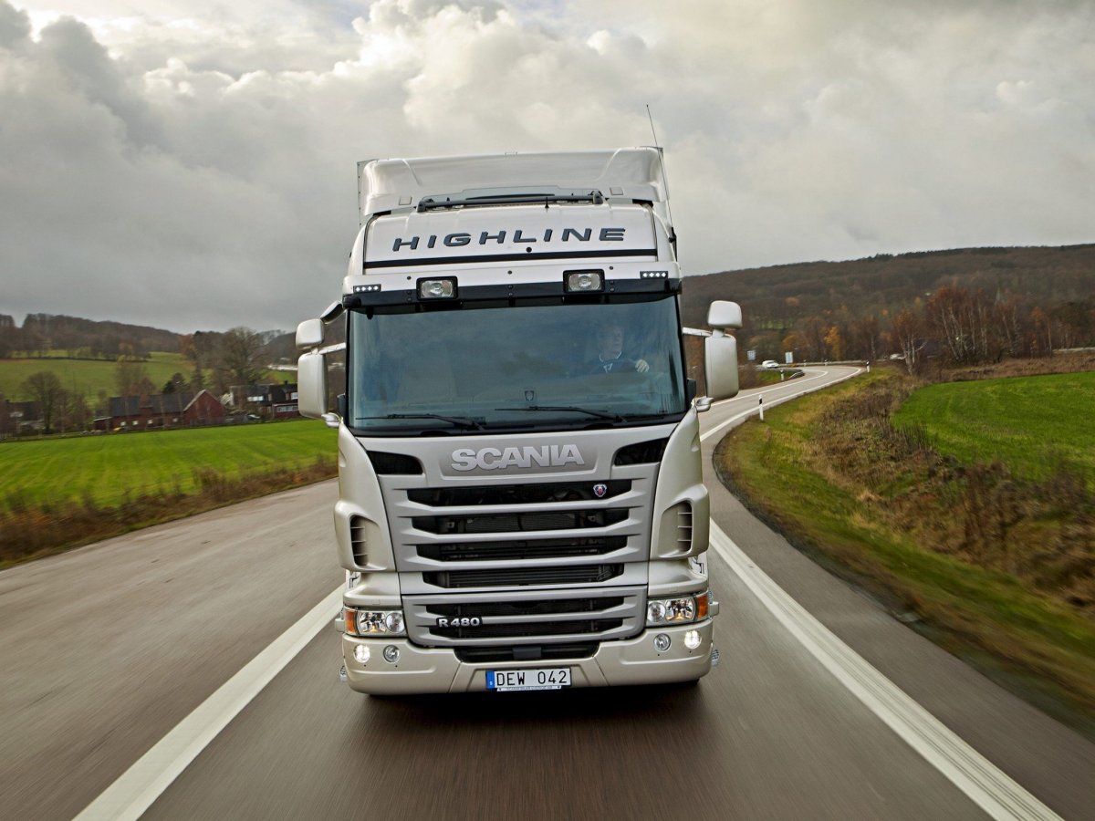 За рулём американского грузовика