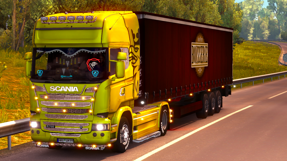 Euro Truck Simulator 2 фон
