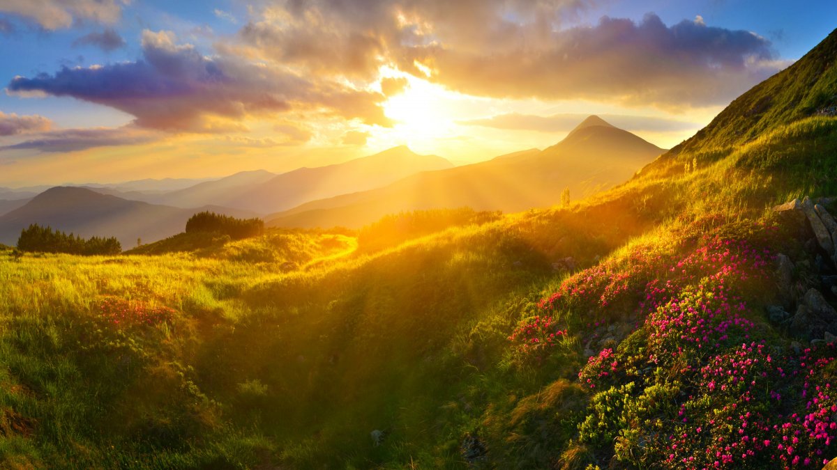 Красивый рассвет