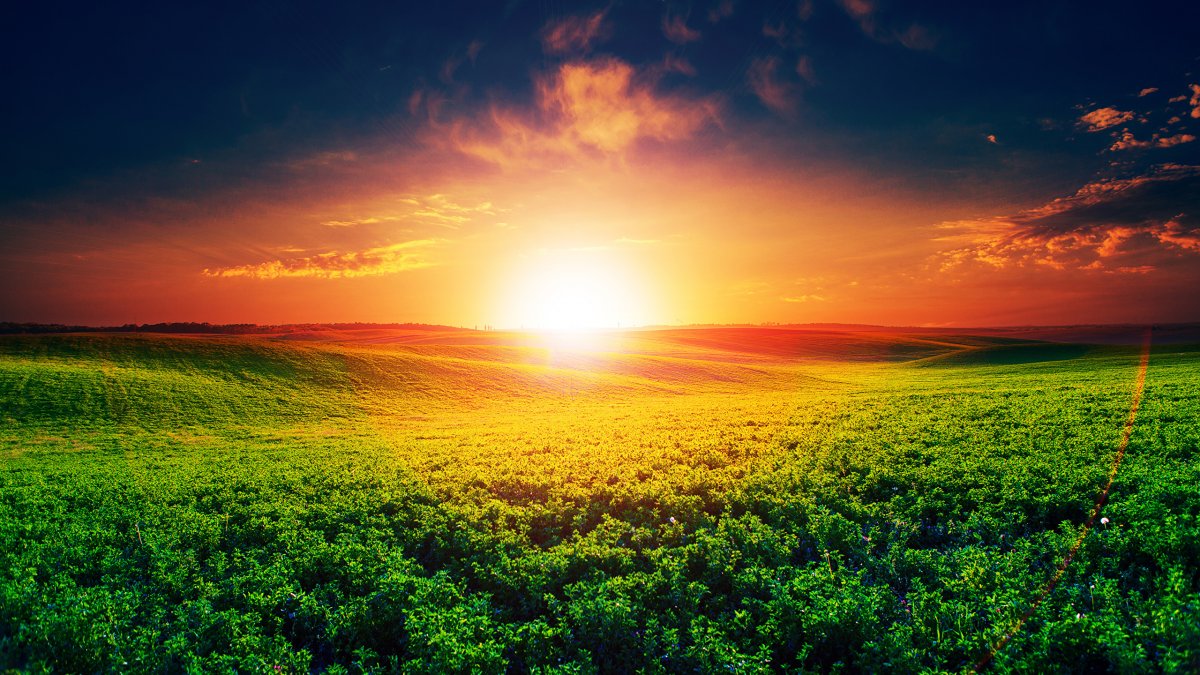 Природа солнце