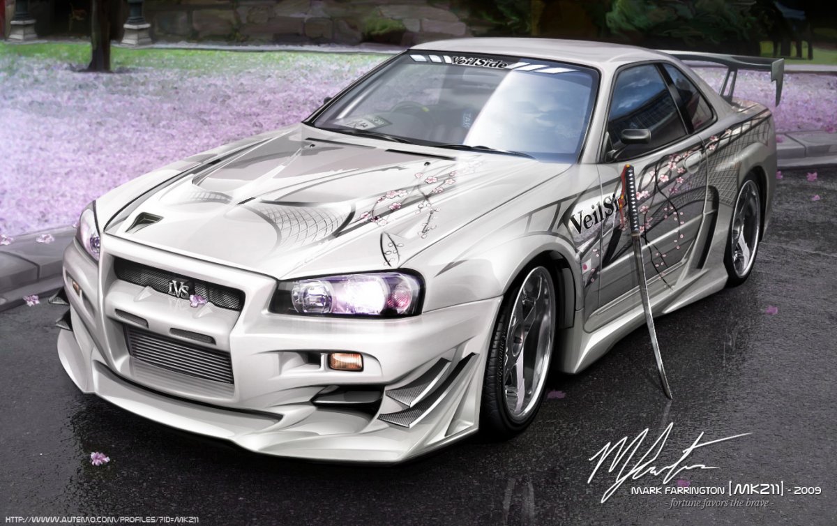 Nissan Skyline GTR r34 Форсаж