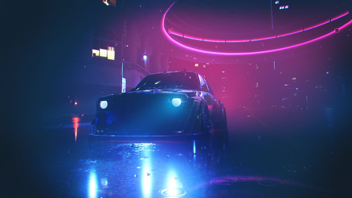 Ferrari Testarossa Synthwave