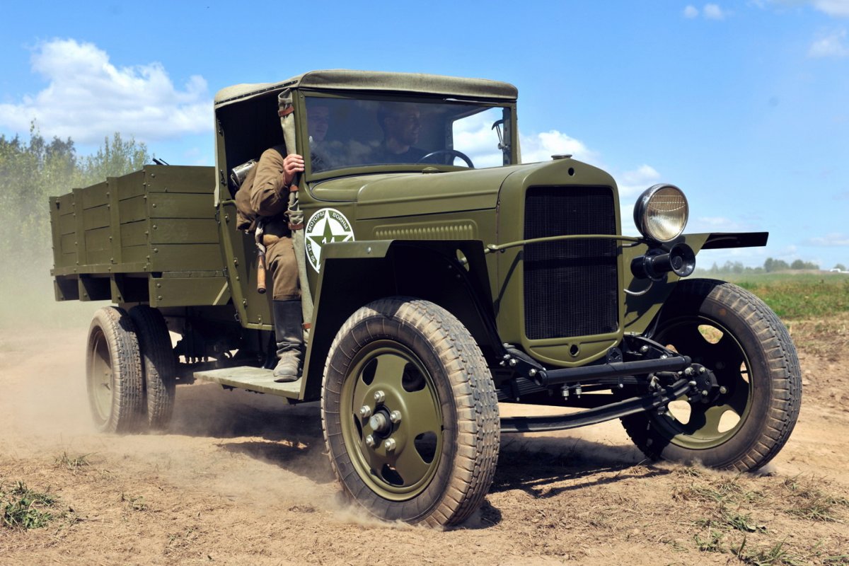 ГАЗ АА полуторка салон