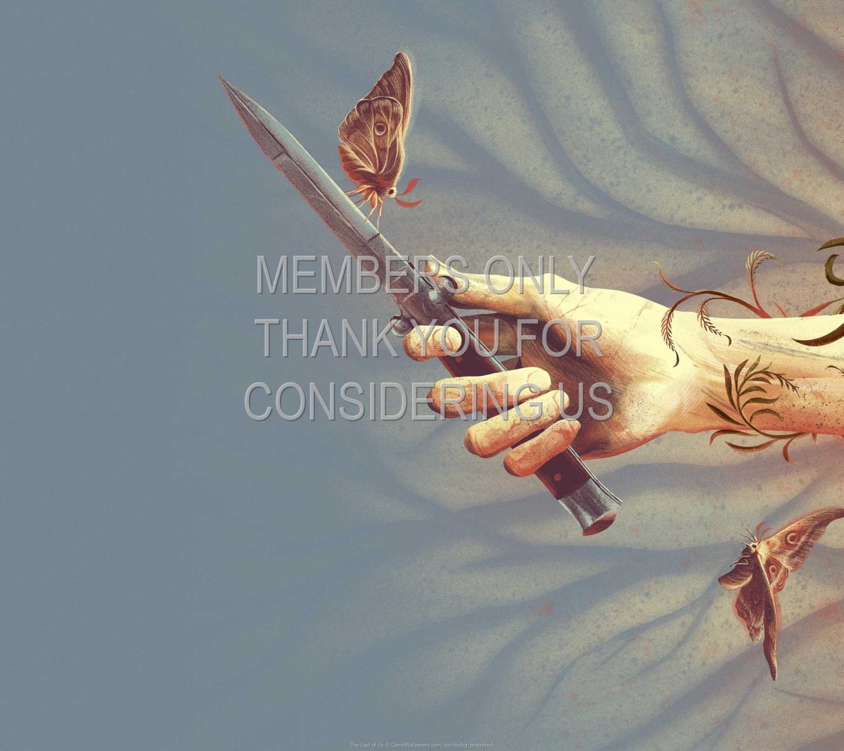 Нож бабочка стандофф 2 синий градиент