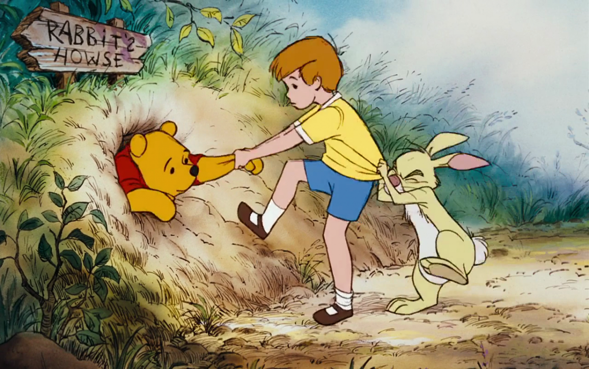 Дом кролика из Винни пуха