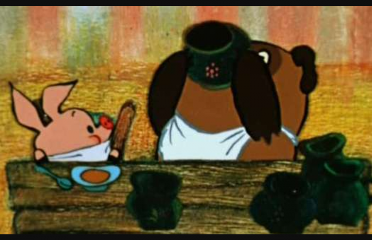 Винни-пух пух в гостях у кролик