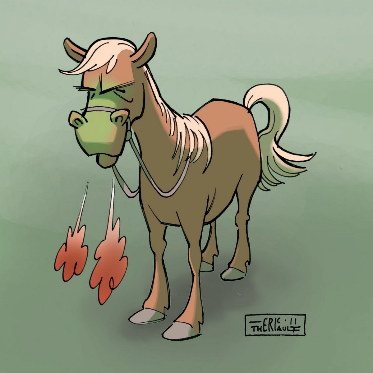 Сердитый конь