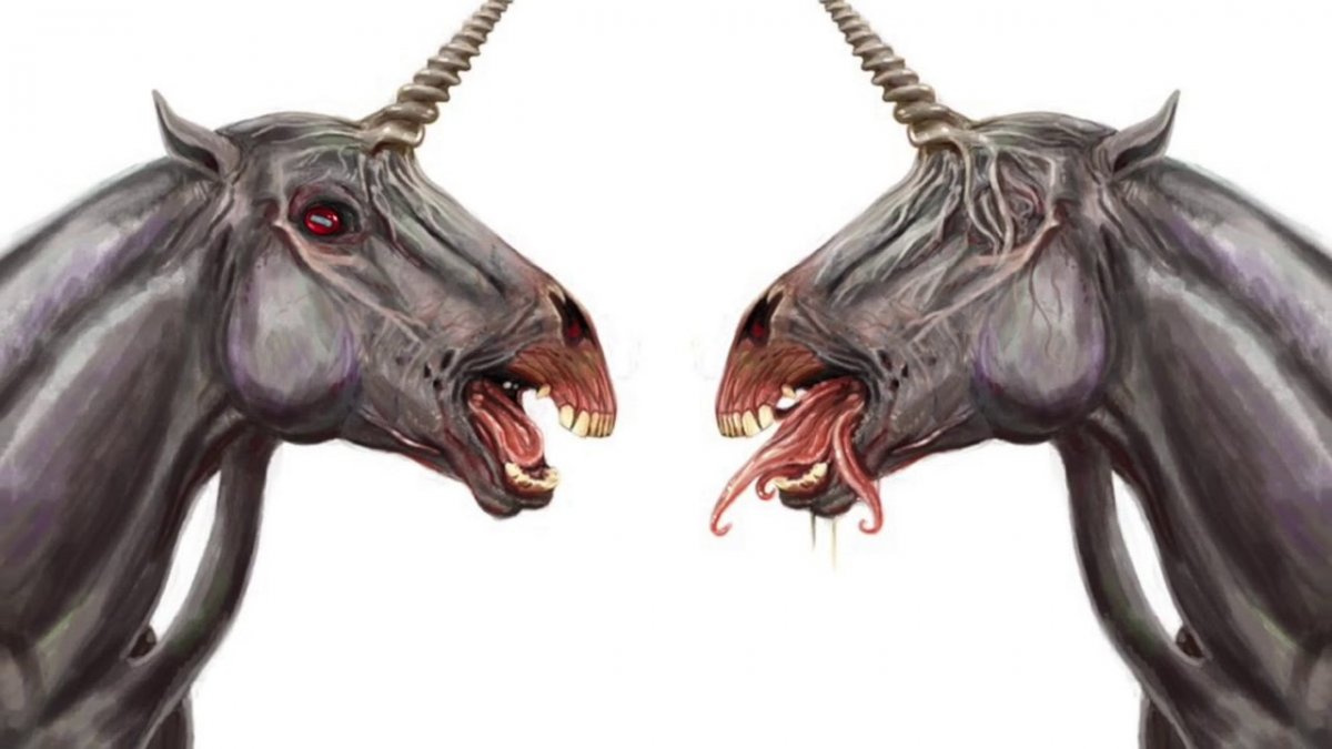 Ноздри лошадей вороных