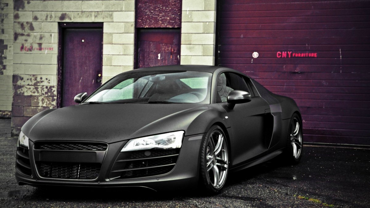 Audi r8 Black Matte