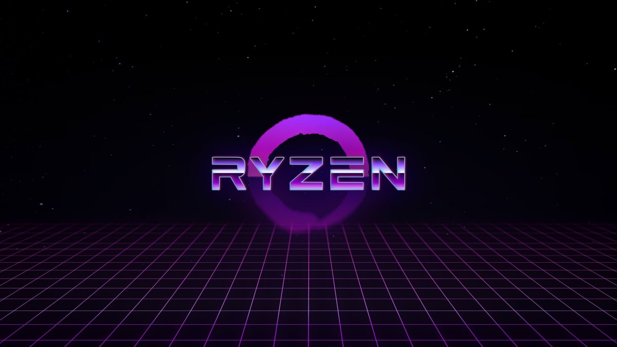 Фон AMD Ryzen